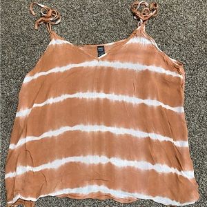 Emery Rose Size L Tie Strap Tank Top